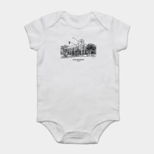 San Mateo - California Baby Bodysuit